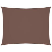 Aurinkopurje Oxford-kangas suorakaide 2x3 m ruskea (35805)