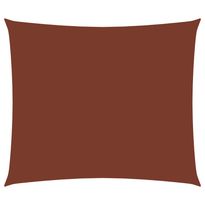 Aurinkopurje Oxford kangas suorakaide 2x3 m terrakotta