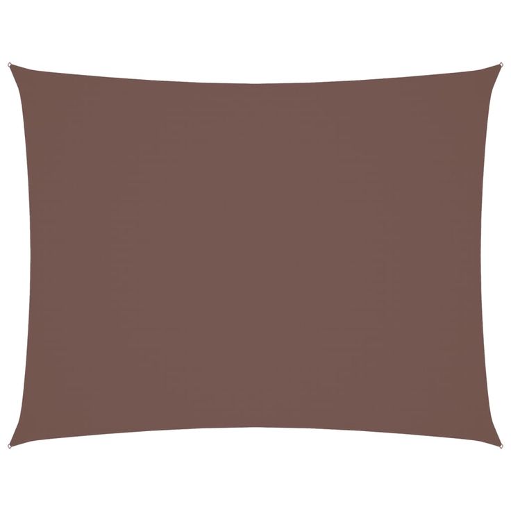 Aurinkopurje Oxford-kangas suorakaide 3x4 m ruskea (35815)