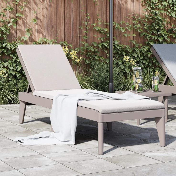 Aurinkotuoli cappuccino 186x60x29 cm PP