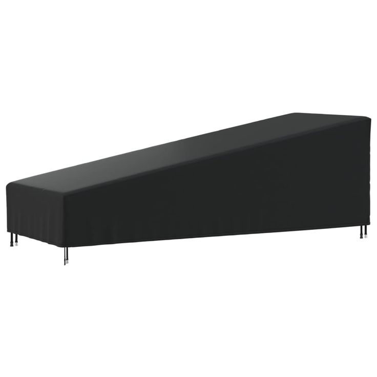 Aurinkotuolin suojat 2 kpl 203x81x25/63 cm 420D Oxford (03383)