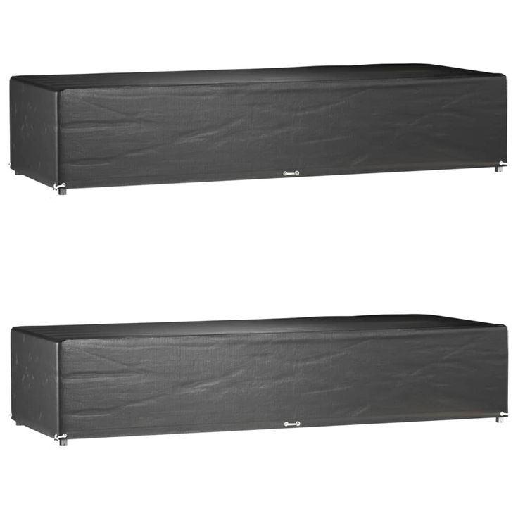 Aurinkotuolin suojus 2 kpl 12 purjerengasta 205x75x40 cm PE
