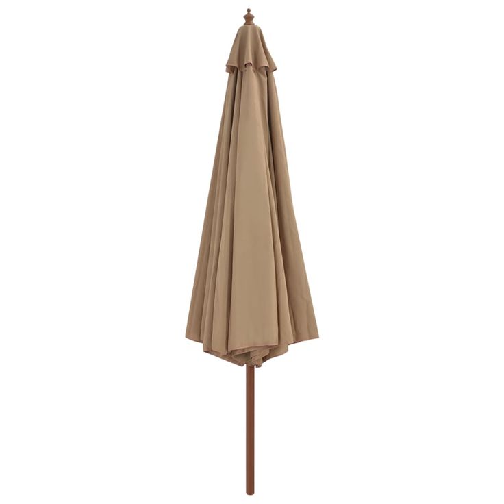 Aurinkovarjo puurunko 350 cm ruskeanharmaa (44530)