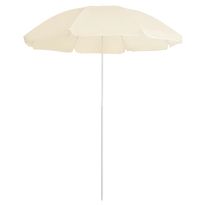 Aurinkovarjo kukkakuosilla, terästanko, 180cm, eri värejä