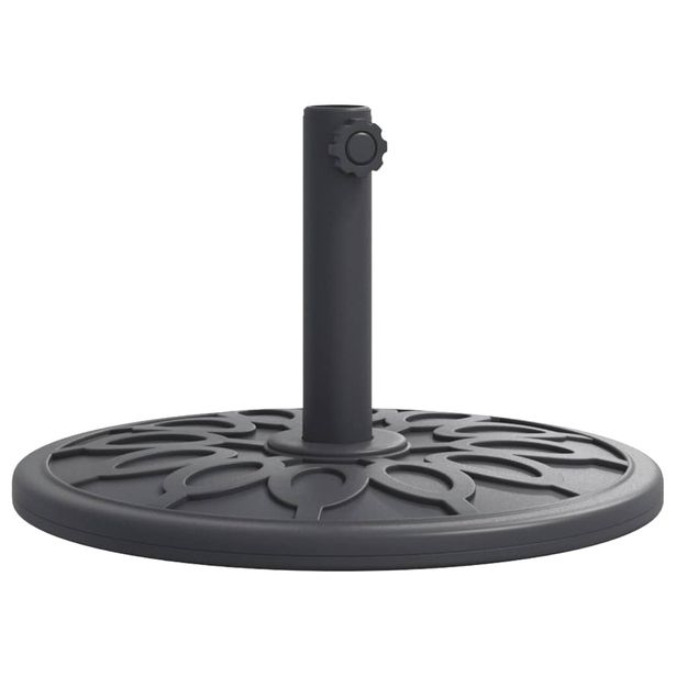 Aurinkovarjon jalusta Ø38 / 48 mm tangolle 12 kg pyöreä (07974)