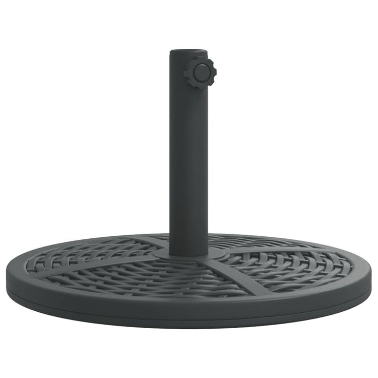 Aurinkovarjon jalusta Ø38 / 48 mm tangolle 12 kg pyöreä (07983)