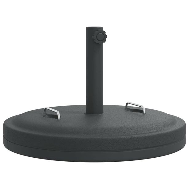 Aurinkovarjon jalusta kahvoilla Ø38/48 mm tangolle 25 kg pyöreä (07986)