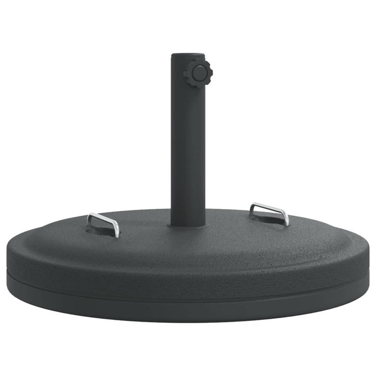 Aurinkovarjon jalusta kahvoilla Ø38/48 mm tangolle 25 kg pyöreä (07986)