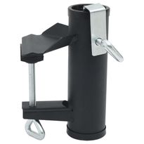 Aurinkovarjon kiinnikkeet parvekkeelle 2 kpl 25-38 mm teräs (03383)