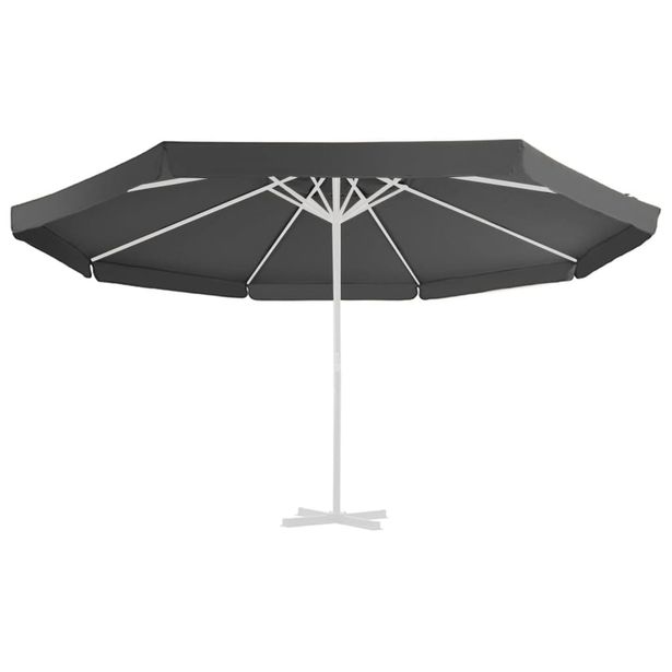 Aurinkovarjon vaihtokangas antrasiitti 500 cm (12540)