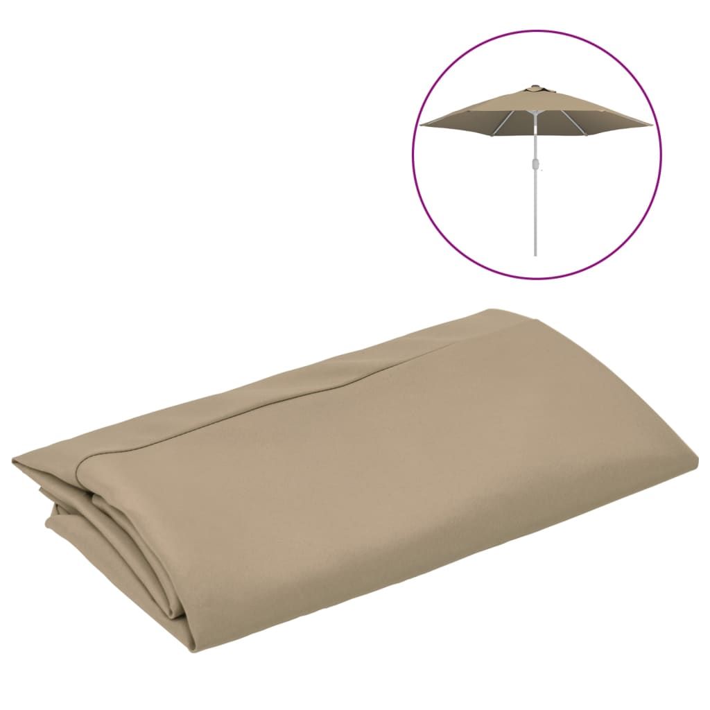 Aurinkovarjon vaihtokangas harmaanruskea 300 cm (13797)