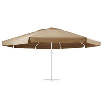 Aurinkovarjon vaihtokangas harmaanruskea 600 cm (12549)