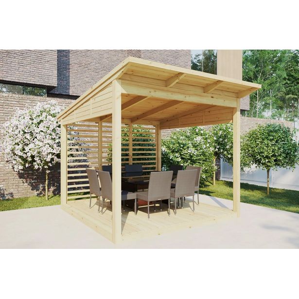 Pihakatos Jalotakka Villa Vilma, 7.3m², puuvalmis