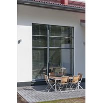 Pihla Termo Kiinteä, 4 lasinen puualumiini-ikkuna, B-malli, 2-osainen