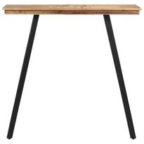 Baaripöytä 110x55x105 cm täysi tiikki (58533)