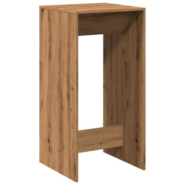 Baaripöytä artesaani tammi 51x50x103,5 cm tekninen puu (54426)