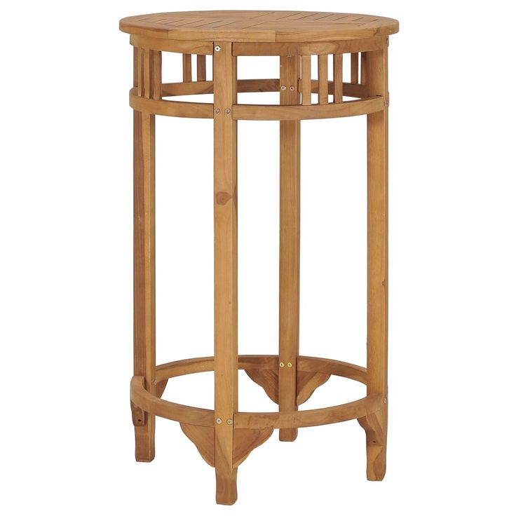 Baaripöytä Ø 60 cm tiikki