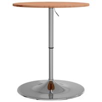 Baaripöytä Ø60 cm, täysi puu, eri korkeuksia ja värejä (36967)