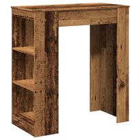 Baaripöytä teknisestä puusta, 95x47x103,5 cm, eri värejä ja malleja (42973)