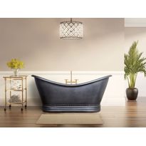 Kylpyamme GemLook WS-T-052/68, 280l, 172 x 81 x 78 cm, kupari, mattamusta viimeistely