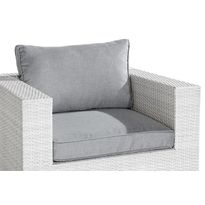 Pehmusteen päällinen Bahamas- nojatuoliin, vaaleanharmaa