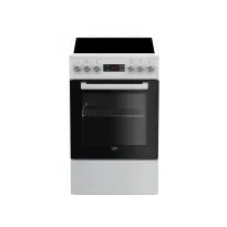 Keraaminen liesi Beko FSM57300GW, 50cm, valkoinen