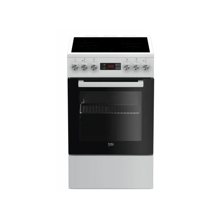 Keraaminen liesi Beko FSM57300GW, 50cm, valkoinen