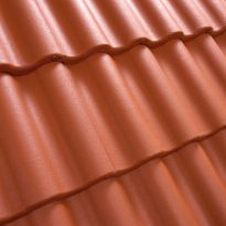 Kattotiili Palema, 2-kouruinen, pintakäsitelty, tiilenpunainen, Verkkokaupan poistotuote