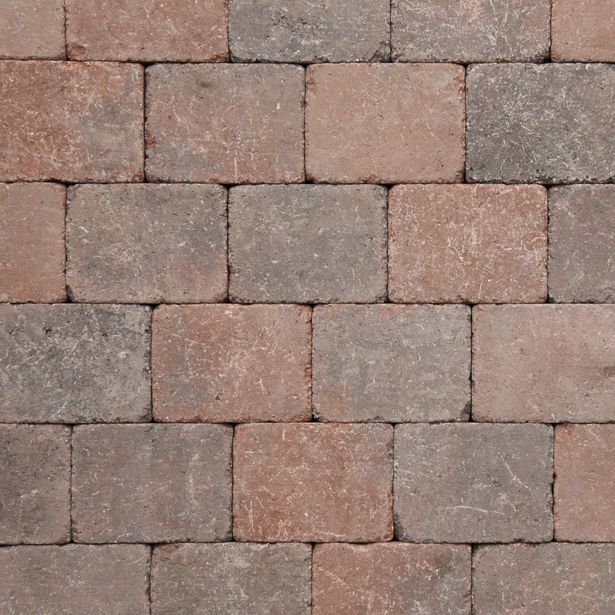 Muurikivi Benders Labyrint Maxi, 350x210x140mm, punainen sekoitus