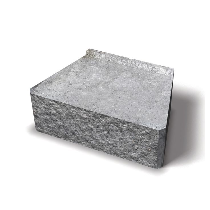 Muurikivi Benders Mega mini, suoraksi lohkottu, 300x200x100mm, grafiitti