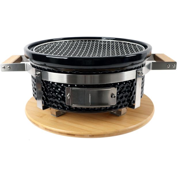 Kamado-grilli Easy Cooking Kamado Korea/Hibachi BBQ, 28 cm, pöytämalli