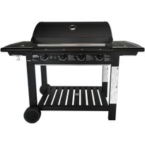 Kaasugrilli Dose Barbeque, 4 poltinta, puutaso, musta