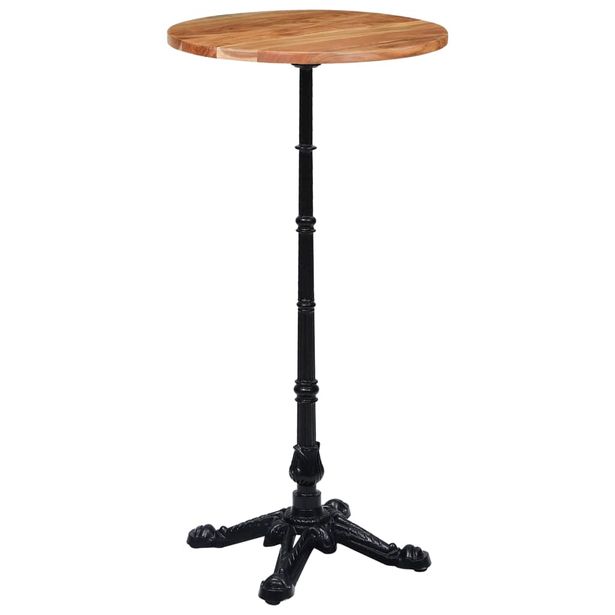 Bistropöydän jalka musta 52x52x108 cm valurauta (25434)