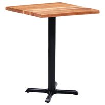 Bistropöydän jalka musta 56x56x72 cm valurauta (25429)