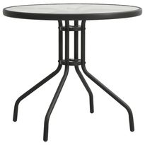 Bistropöytä antrasiitti Ø80x71 cm teräs