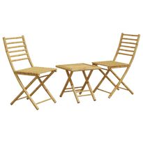 Bistrosarja, 3-osainen, bambu, eri malleja (37827)