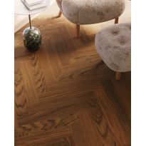 Kovetettu kalanruotolattia Bjelin Tammi Sandviken Terra Brown mattalakattu, A-sauva, eri kokoja