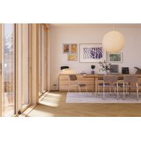 Kovetettu kalanruotolattia Bjelin Tammi Stockholm Natural mattalakattu, A-sauva, eri kokoja