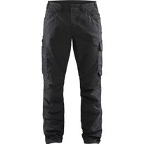 Housut Blåkläder 1439 Denim Stretch, musta