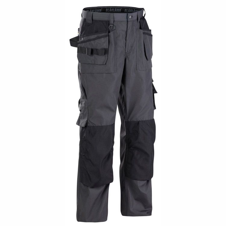 Riipputaskuhousut Blåkläder 1525 Light Weight, harmaa/musta, koko D92