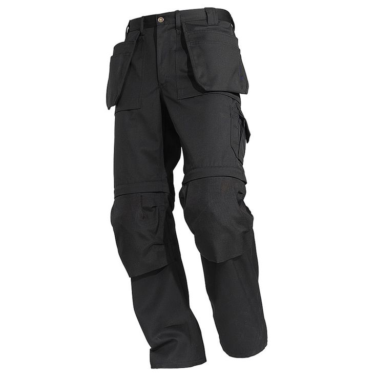 Housut Blåkläder Zip-Off 1538, musta