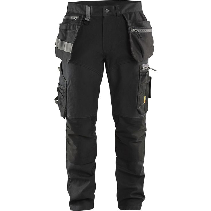 Riipputaskuhousut Blåkläder 1599 Stretch, twill