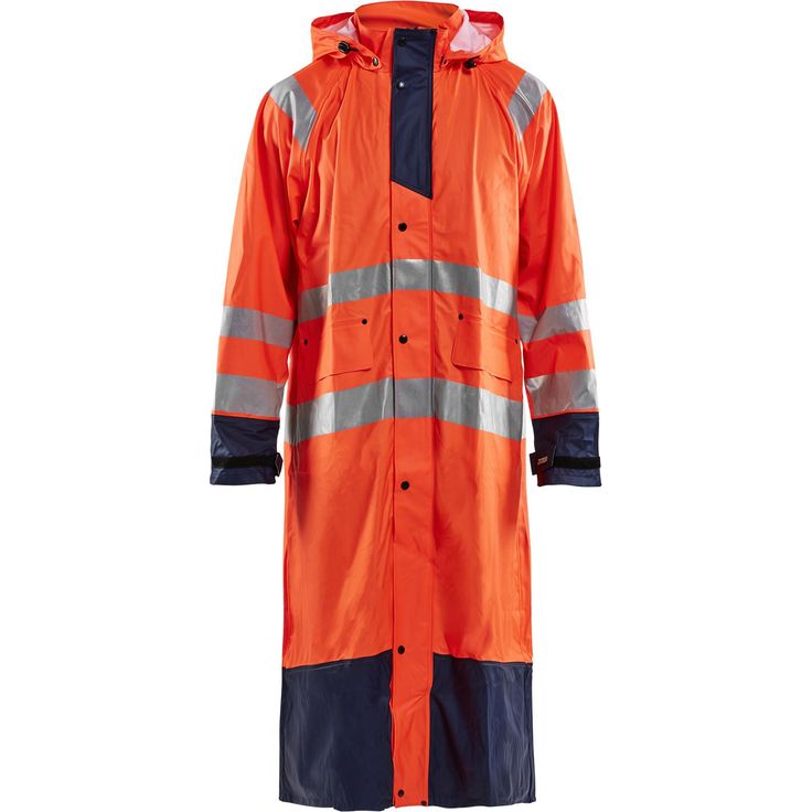 Pitkä sadetakki Blåkläder 4325 Highvis, eri värejä