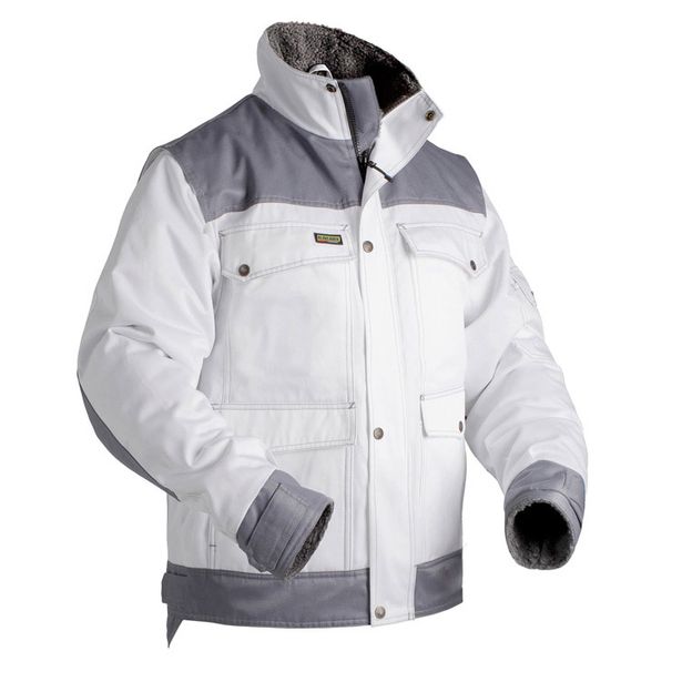 Maalarin talvitakki Blåkläder 4865, valkoinen/harmaa