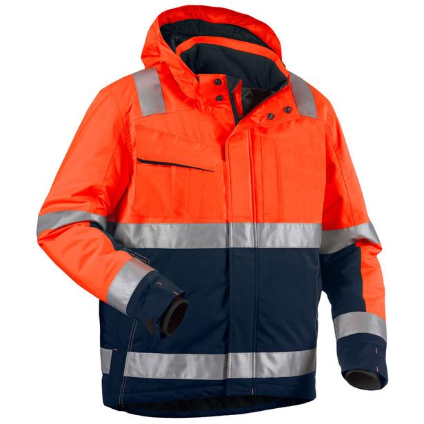 Talvitakki Blåkläder Highvis 4870, oranssi/mariininsininen