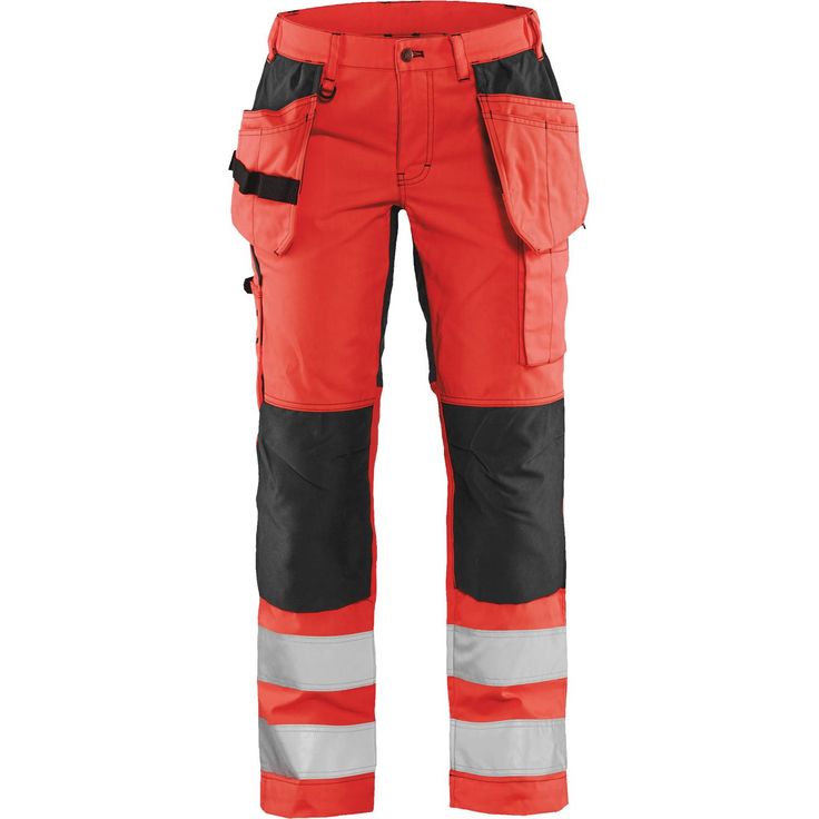 Naisten riipputaskuhousut Blåkläder 7163 Highvis Stretch, eri värejä