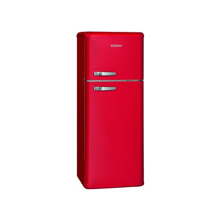 Jääkaappipakastin Bomann DTR353, 55cm, punainen