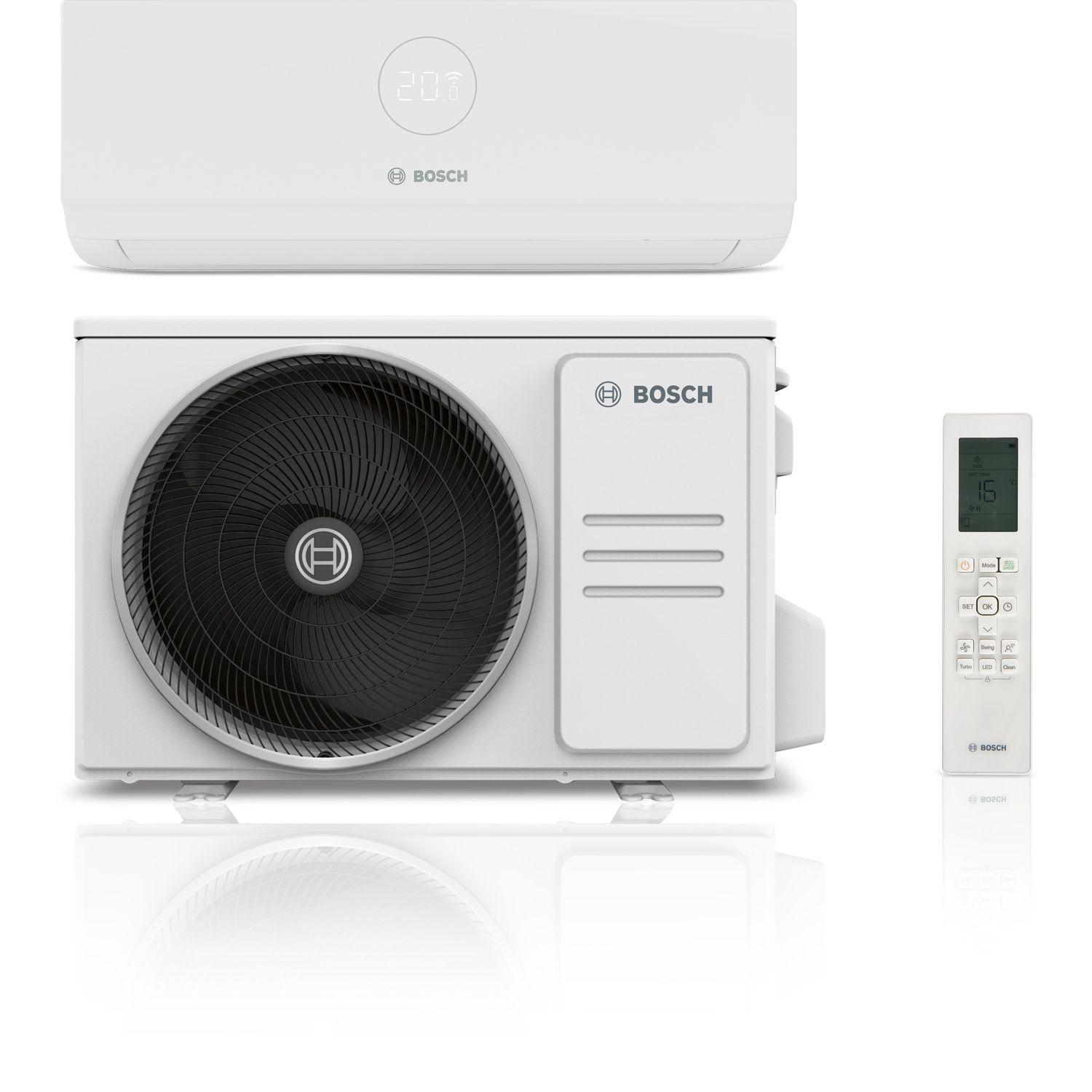 Ilmalämpöpumppu jäähdytyskäyttöön Bosch Climate 3000i W 53 E, 5.3kW