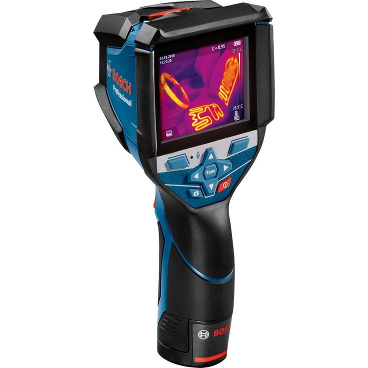 Lämpökamera Bosch Professional GTC 600 C, 12V, 2.0Ah akulla + L-Boxx