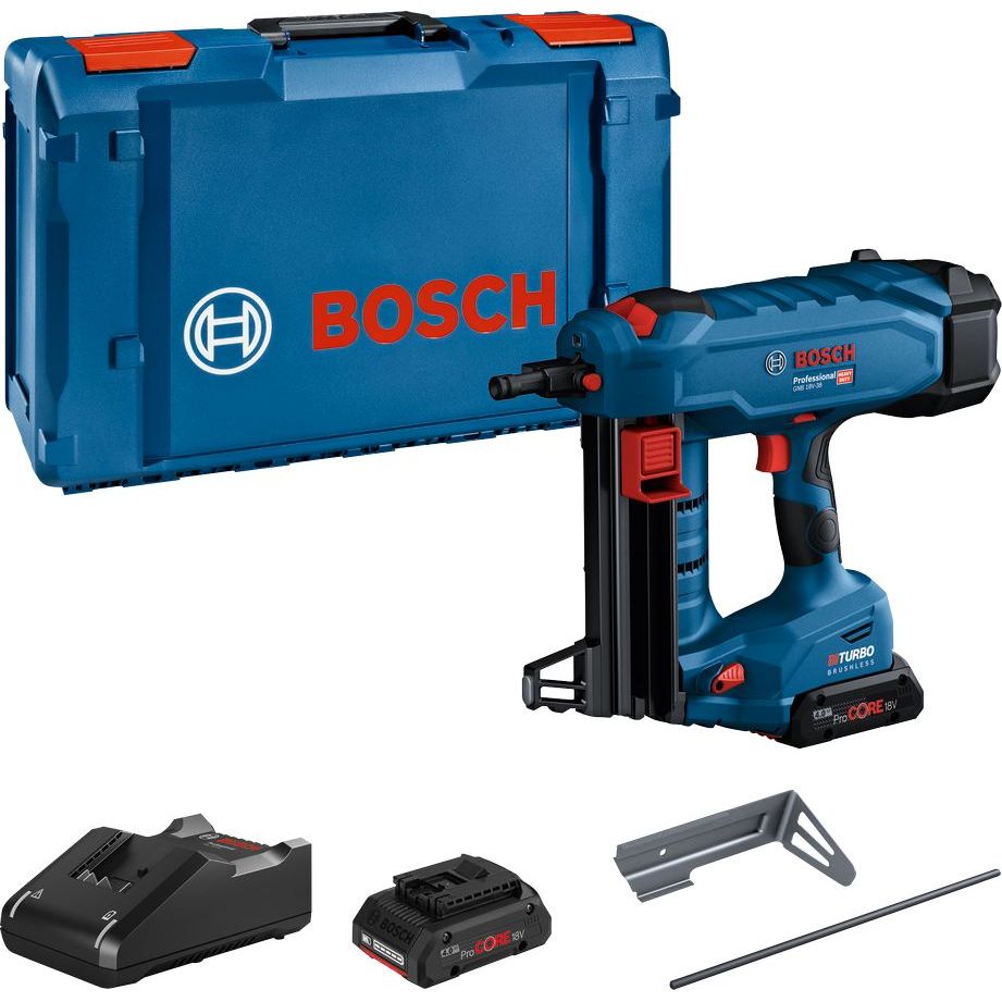 Akkubetoninaulain Bosch Professional GNB 18V-38, 18V, 2x4.0Ah ProCore-akuilla + XL-Boxx